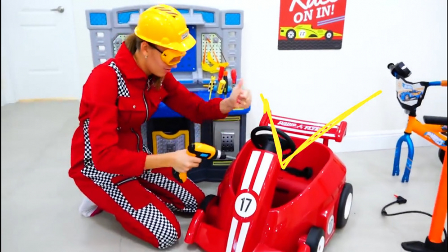 داستان های ولاد و نیکی Vlad and Niki - قسمت 103 - تعویض چرخ ماشین نیکیتا